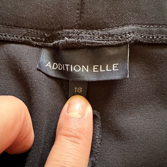 Addition Elle legging stretchy black GUC, 18 some loose stitching mild - Picture 4 of 4